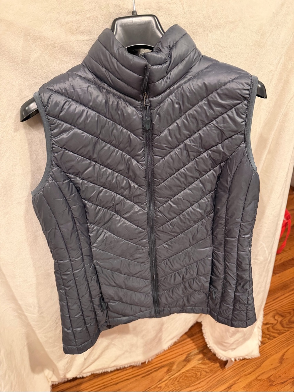 32 Degrees Quilted Lightweight Vest - Charcoal Gray